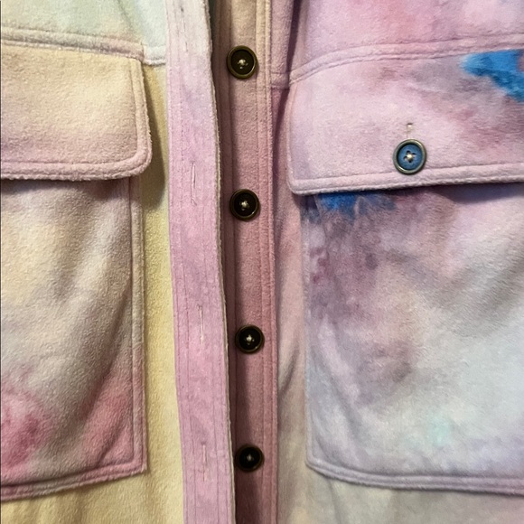 Pilco Multicolor Utility Jacket with Pastel Hues - Picture 5 of 12